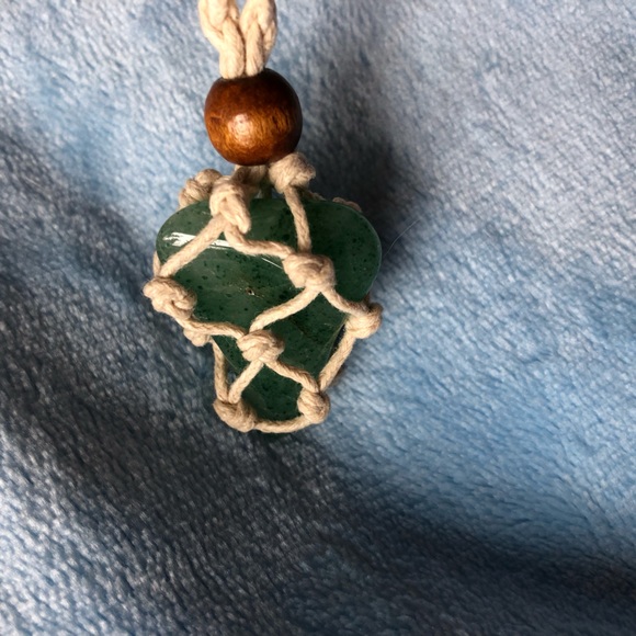 New green strawberry Quartz hand made necklace exchangeable stones! - Picture 10 of 17